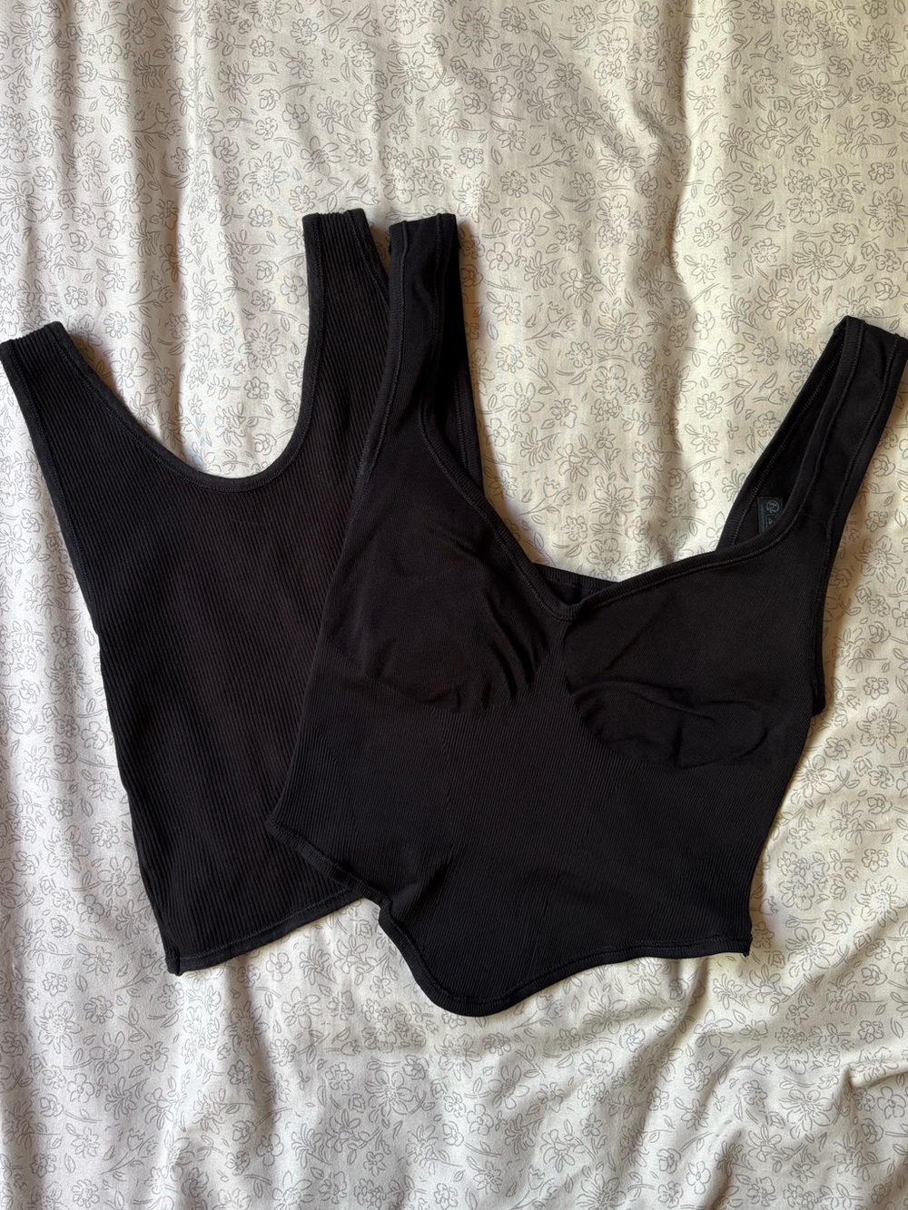 Urban Outfitters x Out From Under Black Tank Top Bundle Size XS Twist Back Basic